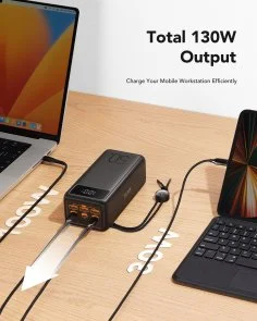 Фото: Батарея універсальна Veger Tank Boost 56000mAh T100W Camping Power Bank for Laptop ( VP 5001С) № 3 | KTC