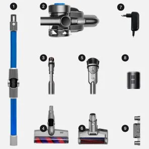 Фото: Ручний бездротовий пилосос JIMMY H8 Plus Blue № 3 | KTC