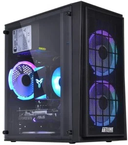 Фото: Персональний комп'ютер ARTLINE Gaming X43 (X43v41Win) - AMD Ryzen 5 5600 / 16 ГБ DDR4 / HDD + SSD 1 ТБ + 480 ГБ / Nvidia / GeForce RTX 3050, 6 ГБ / AMD A320 / 500 Вт № 2 | KTC