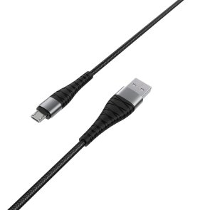 Кабель BOROFONE BX32 Munificent AM / MicroUSB 5A 1m Black (BX32MB)