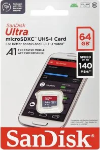 Фото: FLASH пам'ять SanDisk Ultra UHS-I A1 Micro SDXC 64GB (SDSQUAB-064G-GN6MN) № 2 | KTC
