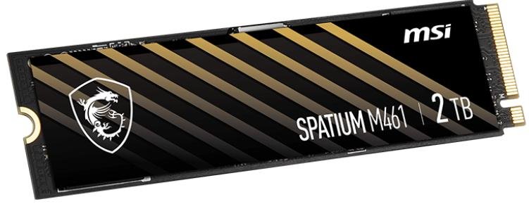 SSD-накопичувач MSI Spatium M461 2280 PCIe 4.0 x4 NVMe 1.4 (S78-440Q550-P83)