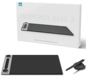 Фото: Графічний планшет Huion Inspiroy Dial 2 Q630M № 10 | KTC