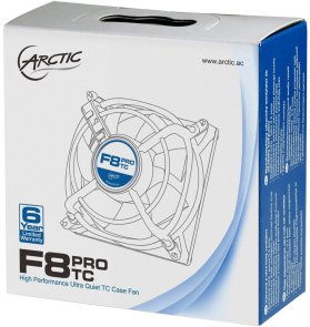 Кулер Arctic F8 Pro TC PWM Black/White (AFACO-08PT0-GBA01)