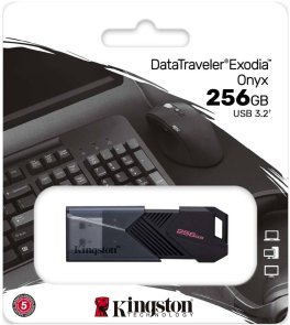  Флешка USB Kingston DataTraveler Exodia Onyx 256GB (DTXON/256GB)