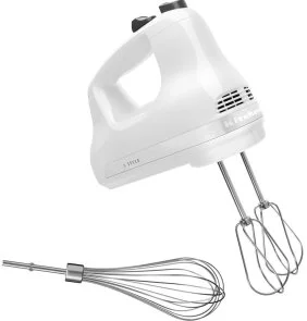 Фото: Ручний міксер KitchenAid Hand mixer 5-speed 5KHM5110 White (5KHM5110EWH) № 2 | KTC