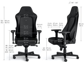 Крісло Noblechairs Hero Series Black (GAGC-113)