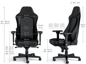 Фото: Крісло Noblechairs Hero Black (GAGC-113) № 11 | KTC