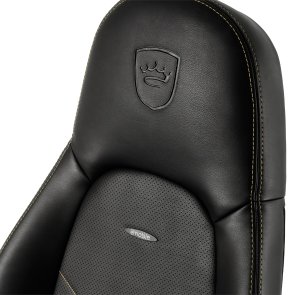 Крісло Noblechairs Icon Black/Gold (GAGC-102)