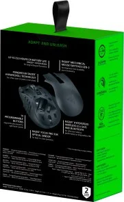 Фото: Миша Razer Naga V2 Hyperspeed Bluetooth/Wireless Black (RZ01-03600100-R3G1) № 7 | KTC