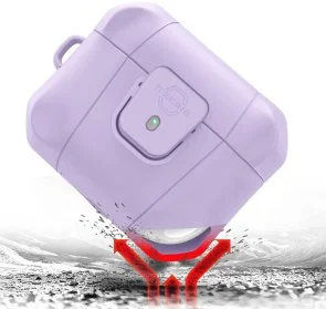 Фото: Чохол iTSkins for AirPods Pro 2 - Spectrum R Solid Light Purple № 5 | KTC