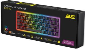 Клавіатура 2E KG345 RGB Transparent (2E-KG345TR)