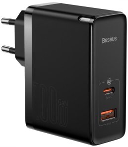 Зарядний пристрій Baseus GaN5 Pro Fast Charger 100W Black (CCGP090201)