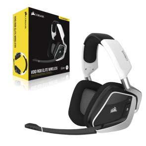 Гарнітура Corsair Void RGB Elite Wireless White (CA-9011202-EU)