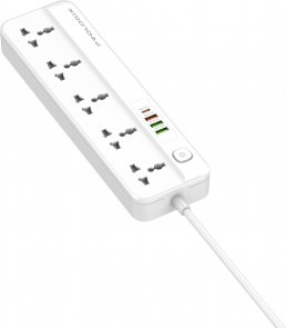 Мережевий фільтр ProLogix Premium 5/2m USB White (PR-SC5415W)