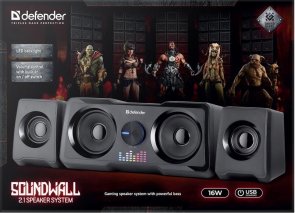 Колонки Defender Soundwall Black (65214)