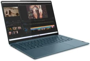 Фото: Ноутбук Lenovo Yoga Pro 7 14IRH8 82Y700C7RA Tidal Teal - 14.5" 90 Гц / Intel Core i7 / i7-13700H / DDR5 32 ГБ / PCI-E SSD 1 ТБ / Intel Iris Xe Graphics № 2 | KTC