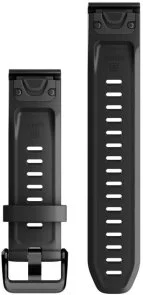 Фото: Ремінець Garmin for Fenix 7S - 20mm QuickFit Silicone Black (010-13102-00) № 2 | KTC