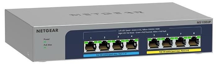 Комутатор NETGEAR MS108UP (MS108UP-100EUS)