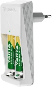 Фото: Зарядний пристрій Varta Mini Charger White (57656101401) № 3 | KTC