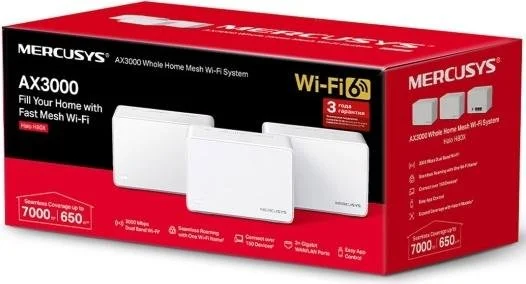 Фото: Wi-Fi система Mercusys Halo H80X 3PK (HALO-H80X-3-PACK) № 3 | KTC