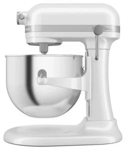 Фото: Планетарний міксер KitchenAid Mixer Bowl-Lift 6.6L - Heavy Duty 5KSM70JPXE White (5KSM70JPXEWH) № 4 | KTC