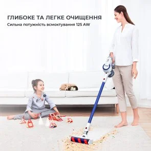 Фото: Ручний бездротовий пилосос JIMMY JV53 Lite Blue № 2 | KTC