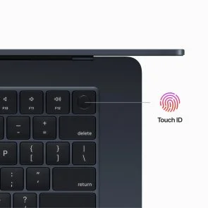 Фото: Вживаний Ноутбук Apple MacBook Air 15.3 2022 M2 8/256GB Midnight (MQKW3 A+) чудовий стан № 8 | KTC
