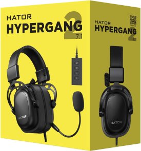 Гарнітура Hator Hypergang 2 USB 7.1 Black (HTA-940)