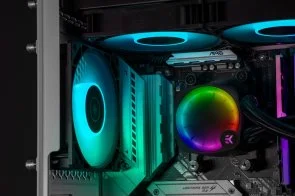 Фото: Система рідинного охолодження EKWB EK-Nucleus AIO CR360 Lux D-RGB Black (3831109851685) № 12 | KTC