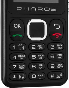 Мобільний телефон 2E E182 Pharos Black (688130245234)