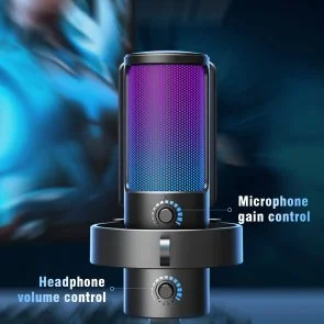 Фото: Мікрофон Fifine Ampliagame A8 PLUS RGB Black № 3 | KTC