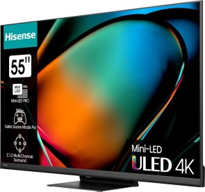  Телевізор MiniLED Hisense 55U8KQ (Smart TV, Wi-Fi, 3840x2160)