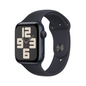 Apple Watch SE 2gn GPS 44mm Midnight Aluminium Case with Midnight Sport Band - M/L
