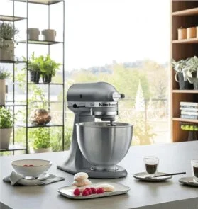 Фото: Планетарний міксер KitchenAid Artisan 4.3L 5KSM95PSE Silver (5KSM95PSECU) № 9 | KTC