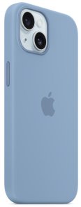 Чохол Apple for iPhone 15 - Silicone Case with MagSafe Winter Blue (MT0Y3)