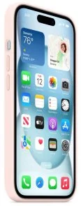 Фото: Чохол Apple for iPhone 15 - Silicone Case with MagSafe Light Pink (MT0U3) № 8 | KTC