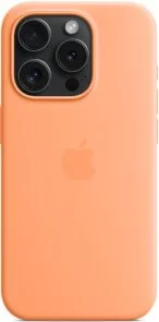 Фото: Чохол Apple for iPhone 15 Pro - Silicone Case with MagSafe Orange Sorbet (MT1H3) № 3 | KTC
