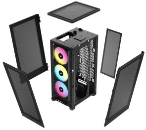 Корпус Corsair 2000D RGB Airflow Black (CC-9011246-WW)