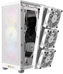 Корпус Corsair 2000D RGB Airflow White (CC-9011247-WW)