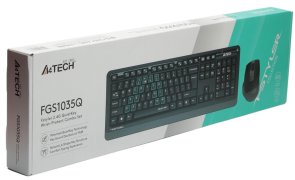 Комплект клавіатура+миша A4tech Fstyler FGS1035Q Wireless Grey (FGS1035Q Grey)