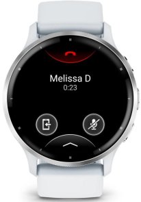 Смарт годинник Garmin Venu 3 - Silver Stainless Steel Bezel with Whitestone Case and Silicone Band (010-02784-00)