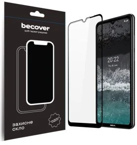Фото: Захисне скло BeCover for Nokia C21 - Black (709741) № 2 | KTC