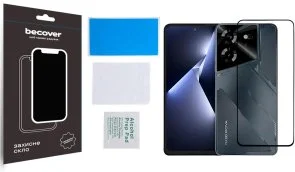 Фото: Захисне скло BeCover for Tecno Pova 5 LH7n - Black (710031) № 3 | KTC