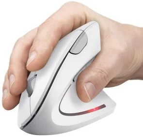 Фото: Миша Trust Verto Ergonomic Wireless White (25132) № 4 | KTC