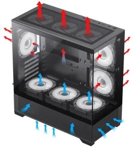 Фото: Корпус Gamemax Vista MB Black with window № 4 | KTC