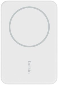 Батарея універсальна Belkin BoostCharge Magnetic Wireless 5000mAh 10W/7.5W White (BPD004BTWT)