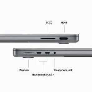Фото: Ноутбук Apple MacBook Pro 14.2 M3 Chip 10GPU Space Gray (MTL83) № 5 | KTC