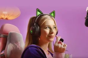 Фото: Гарнітура Razer Kraken Kitty V2 Black (RZ04-04730100-R3M1) № 5 | KTC