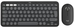 Комплект клавіатура+миша Logitech Pebble 2 Combo for Mac US International Tonal Graphite (920-012244)